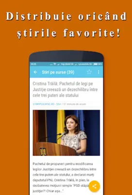 Stiri RO android App screenshot 2