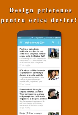 Stiri RO android App screenshot 3