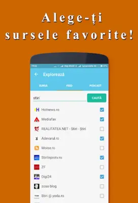 Stiri RO android App screenshot 4
